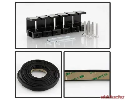 Xtune Black 66 Inch Bed Roll Up Style Tonneau Cover Ford F150 Supercrew 2015-2018 - TC-RU-FF15015-66