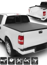 Xtune Black 78 Inch Short Bed Roll Up Style Tonneau Cover Ford F150 1997-2004                                     - TC-RU-FF15097-78 - Image 8