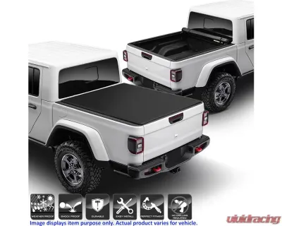 Xtune Black 60 Inch Roll Up Style Tonneau Cover Jeep Gladiator 2020-2021 - TC-RU-JGLA20-60