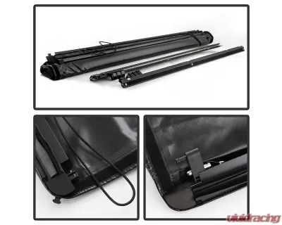 Xtune Black 60 Inch Roll Up Style Tonneau Cover Jeep Gladiator 2020-2021 - TC-RU-JGLA20-60