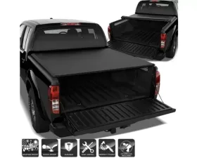 Xtune Black 60 Inch Bed Roll Up Style Tonneau Cover Nissan Frontier 2005-2011