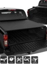 Xtune Black 60 Inch Bed Roll Up Style Tonneau Cover Nissan Frontier 2005-2011                                     - TC-RU-NF05-60 - Image 8