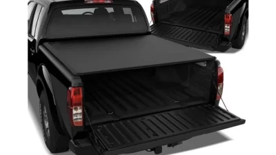 Xtune Black 60 Inch Bed Roll Up Style Tonneau Cover Nissan Frontier 2005-2011                                     - TC-RU-NF05-60 - Image 8