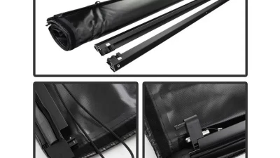 Xtune Black 60 Inch Bed Roll Up Style Tonneau Cover Nissan Frontier 2005-2011                                     - TC-RU-NF05-60 - Image 2