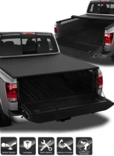 Xtune Black 67 Inch Bed Roll Up Style Tonneau Cover Nissan Titan 2004-2015                                     - TC-RU-NTI04-66 - Image 8