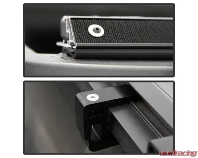 Xtune Black 60 Inch Bed Roll Up Style Tonneau Cover Toyota Tacoma 2005-2015 - TC-RU-TT05-60
