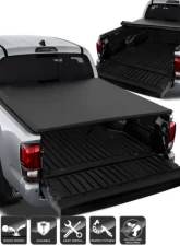 Xtune Black 60 Inch Short Bed Roll Up Style Tonneau Cover Toyota Tacoma 2016-2018                                     - TC-RU-TT16-60 - Image 9