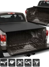 Xtune Black 66 Inch Bed Roll Up Style Tonneau Cover Toyota Tundra 2007-2013                                     - TC-RU-TTU07-66 - Image 9