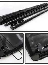 Xtune Black 66 Inch Bed Roll Up Style Tonneau Cover Toyota Tundra 2007-2013                                     - TC-RU-TTU07-66 - Image 2