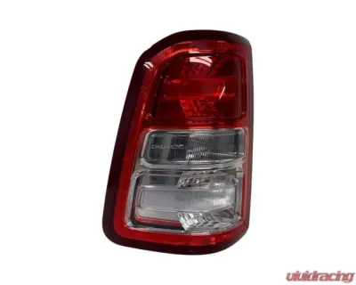 Xtune POE OE Left Chrome Bezel Red Len Halogen Tail Light Dodge Ram 1500 Big Horn | Trademan - ALT-JH-DR19-OE-L