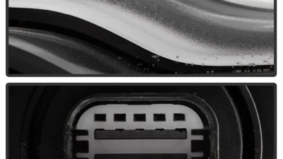 Xtune Black Lens LED DRL Projector Headlights Jeep Compass 2017-2020                                     - PRO-JH-JCOM17-AM-BK - Image 4