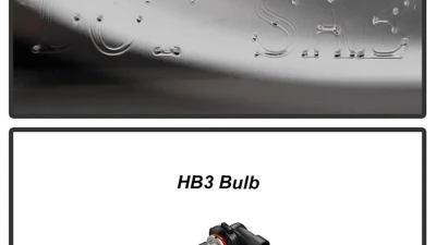 Xtune Black Lens LED DRL Projector Headlights Jeep Compass 2017-2020                                     - PRO-JH-JCOM17-AM-BK - Image 6