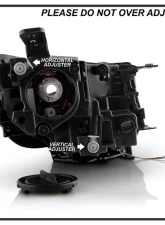 Xtune Black Lens LED DRL Projector Headlights Jeep Compass 2017-2020                                     - PRO-JH-JCOM17-AM-BK - Image 7