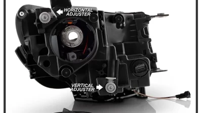 Xtune Black Lens LED DRL Projector Headlights Jeep Compass 2017-2020                                     - PRO-JH-JCOM17-AM-BK - Image 7