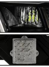Xtune OE Left Black Bezel Full LED with DRL Headlight Dodge Ram 1500 2019-2022                                     - HD-JH-DR19-FLED-OE-BK-L - Image 4
