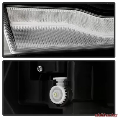 Xtune OE Left Black Bezel Full LED with DRL Headlight Dodge Ram 1500 2019-2022 - HD-JH-DR19-FLED-OE-BK-L