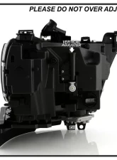 Xtune OE Left Black Bezel Full LED with DRL Headlight Dodge Ram 1500 2019-2022                                     - HD-JH-DR19-FLED-OE-BK-L - Image 7