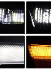 Xtune OE Left Black Bezel Full LED with DRL Headlight Dodge Ram 1500 2019-2022                                     - HD-JH-DR19-FLED-OE-BK-L - Image 9