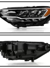 Xtune OE Left High Low Beam LED Headlight VW Jetta S|Sport|SE 2019-2022                                     - HD-JH-VJ19BASE-LED-L - Image 2