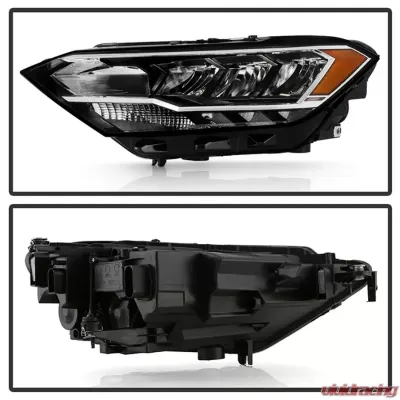 Xtune OE Left High Low Beam LED Headlight VW Jetta S|Sport|SE 2019-2022 - HD-JH-VJ19BASE-LED-L