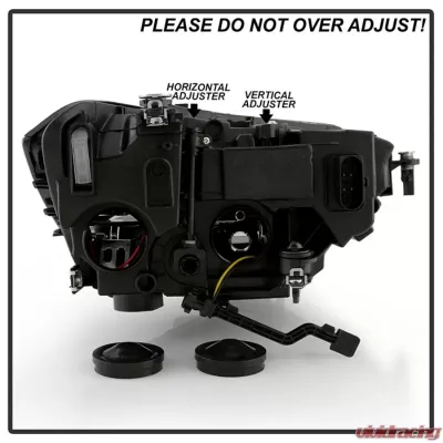 Xtune OE Left High Low Beam LED Headlight VW Jetta S|Sport|SE 2019-2022 - HD-JH-VJ19BASE-LED-L