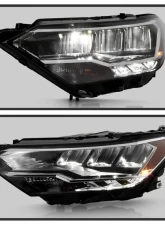 Xtune OE Left High Low Beam LED Headlight VW Jetta S|Sport|SE 2019-2022                                     - HD-JH-VJ19BASE-LED-L - Image 9