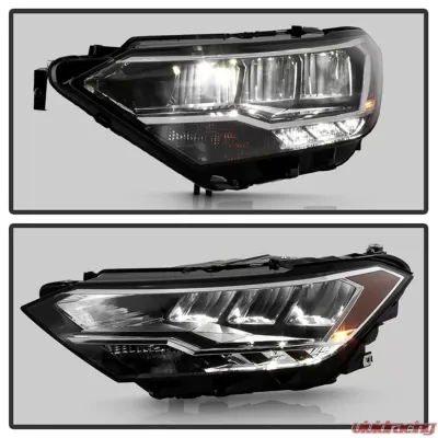 Xtune OE Left High Low Beam LED Headlight VW Jetta S|Sport|SE 2019-2022 - HD-JH-VJ19BASE-LED-L