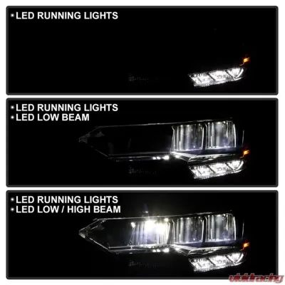 Xtune OE Left High Low Beam LED Headlight VW Jetta S|Sport|SE 2019-2022 - HD-JH-VJ19BASE-LED-L