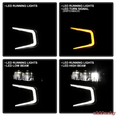 Xtune OE Right Full LED Headlight Chevy Tahoe | Suburban 2021-2023 - HD-JH-CSUB21-FLED-OE-R