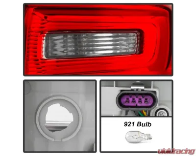 Xtune Halogen Type w/ Wiring Tail Light OE Right Chevrolet Equinox 2016-2017 - ALT-JH-CEQ16-OE-R
