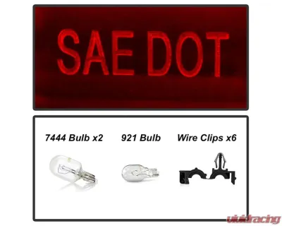 Xtune Tail Lights OE Left Chevrolet Silverado 1500 | 2500 | 3500 | GMC Sierra 3500 2016-2019 - ALT-JH-CSIL16-WIRE-L
