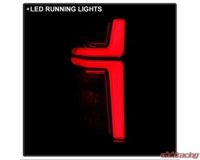 Xtune LED Tail Light Parking Brake Signal Backup Halogen Bulb OE Left Chevrolet Suburban | Tahoe 2021-2023 - ALT-JH-CSUB21-LED-OE-L