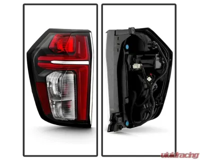 Xtune LED Tail Light Parking Brake Signal Backup Halogen Bulb OE Left Chevrolet Suburban | Tahoe 2021-2023 - ALT-JH-CSUB21-LED-OE-L