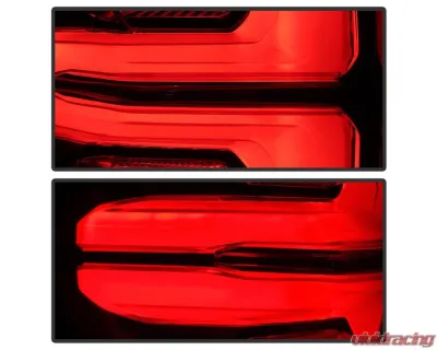 Xtune LED Tail Light Parking Brake Signal Backup Halogen Bulb OE Left Chevrolet Suburban | Tahoe 2021-2023 - ALT-JH-CSUB21-LED-OE-L