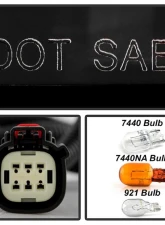 Xtune LED Tail Light Parking Brake Signal Backup Halogen Bulb OE Right Chevrolet Suburban | Tahoe 2021-2023                                     - ALT-JH-CSUB21-LED-OE-R - Image 8