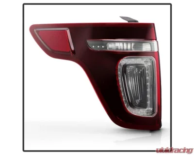 Xtune Sport pkg Dark Red LED Tail Light OE Left Ford Explorer 2011-2015 - ALT-JH-FEXP11SPT-LED-OE-L