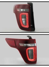 Xtune Sport pkg Dark Red LED Tail Light OE Left Ford Explorer 2011-2015                                     - ALT-JH-FEXP11SPT-LED-OE-L - Image 10