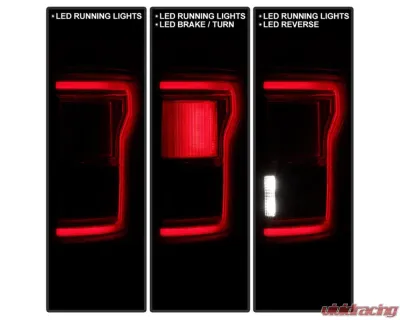 Xtune Blind Sport BLIS Ready LED Tail Light OE Right Ford F150 2015-2017 - ALT-JH-FF15015-BSD-OE-R