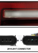 Xtune Fit Halogen OE Plus Raptor BSD Style LED Tail Lights Red Smoke Ford F150 2015-2020                                     - ALT-JH-FF15015-OEP-LED-RSM - Image 4