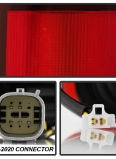 Xtune Fit Halogen OE Plus Raptor BSD Style LED Tail Lights Red Smoke Ford F150 2015-2020                                     - ALT-JH-FF15015-OEP-LED-RSM - Image 5