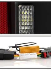 Xtune Fit Halogen OE Plus Raptor BSD Style LED Tail Lights Red Smoke Ford F150 2015-2020                                     - ALT-JH-FF15015-OEP-LED-RSM - Image 6