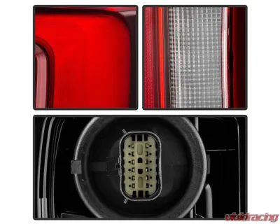 Xtune Blind Spot BSD w/ Black Appearance Pkg LED Tail Light OE Right Ford F150 2021-2023 - ALT-JH-FF15021P-LBSD-OE-BK-R