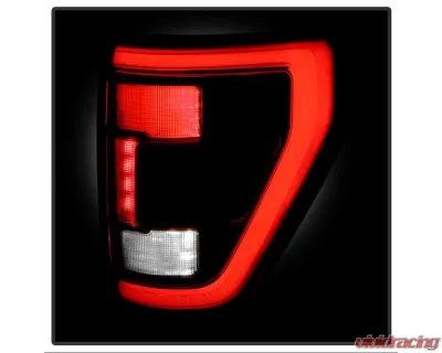 Xtune Blind Spot BSD w/ Black Appearance Pkg LED Tail Light OE Right Ford F150 2021-2023 - ALT-JH-FF15021P-LBSD-OE-BK-R