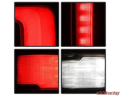 Xtune Blind Spot BSD w/ Black Appearance Pkg LED Tail Light OE Right Ford F150 2021-2023 - ALT-JH-FF15021P-LBSD-OE-BK-R