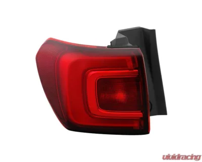 Xtune Red Lens LED Tail Light OE Outer Left w/o All Terrain Pkg GMC Acadia 2017-2019 - ALT-JH-GAC17-LED-OE-OL