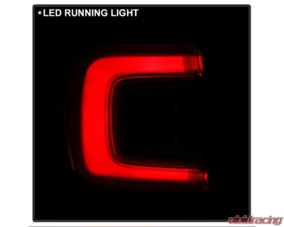 Xtune Red Lens LED Tail Light OE Outer Left w/o All Terrain Pkg GMC Acadia 2017-2019 - ALT-JH-GAC17-LED-OE-OL