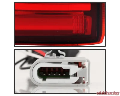 Xtune Red Lens LED Tail Light OE Outer Left w/o All Terrain Pkg GMC Acadia 2017-2019 - ALT-JH-GAC17-LED-OE-OL