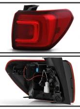 Xtune Red Lens LED Tail Light OE Outer Right w/o All Terrain Pkg GMC Acadia 2017-2019                                     - ALT-JH-GAC17-LED-OE-OR - Image 3