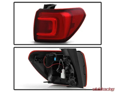 Xtune Red Lens LED Tail Light OE Outer Right w/o All Terrain Pkg GMC Acadia 2017-2019 - ALT-JH-GAC17-LED-OE-OR