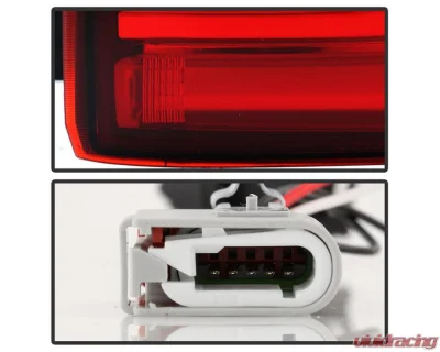 Xtune Red Lens LED Tail Light OE Outer Right w/o All Terrain Pkg GMC Acadia 2017-2019 - ALT-JH-GAC17-LED-OE-OR